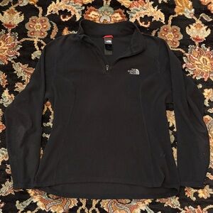 The North Face Lightweight Black Fleece Pullover Women’s M Quarter Zip
